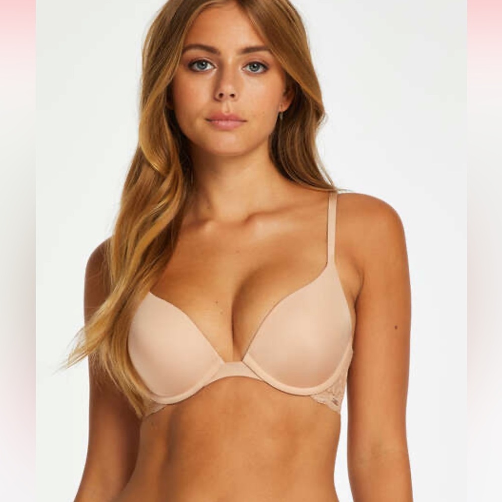 NWT Angie Padded Underwired Push-Up Bra - Beige